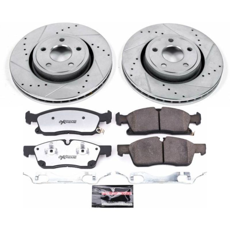 PowerStop Power Stop 16-19 Jeep Grand Cherokee Front Z36 Truck & Tow Brake Kit
