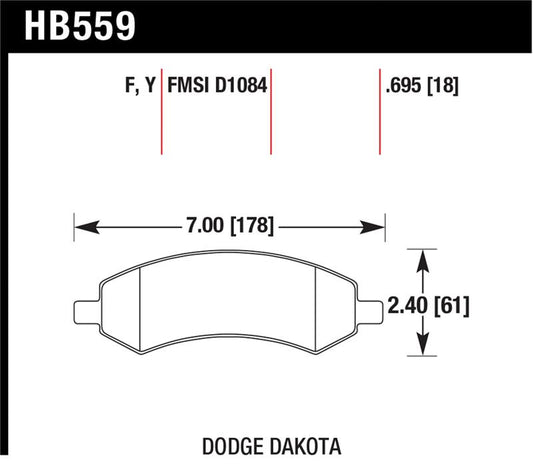 Hawk Performance Hawk HPS Street Brake Pads