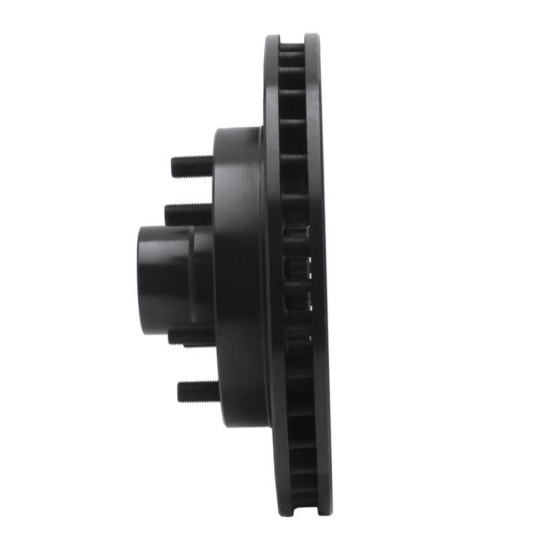 R1 Concepts R1 94-02 Chevrolet C2500 Front Right Drilled & Slotted Black Brake Rotor