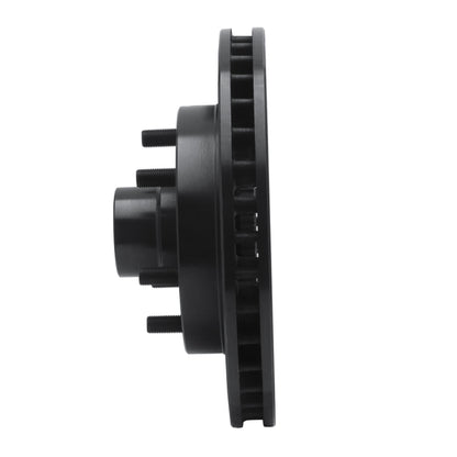 R1 Concepts R1 94-02 Chevrolet C2500 Front Right Drilled & Slotted Black Brake Rotor