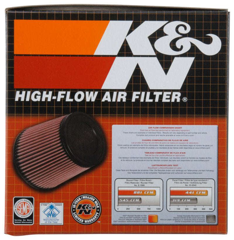 K&N Engineering K&N Custom Round Racing Assembly Red 5.875in OD x1.313in ID x 1.813in Height