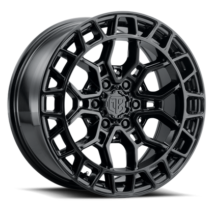 MTX Wheels MTX Phantom 6 Gloss Black 20x9.5in / 6x139.7 BP / 15mm Offset / 106.1mm Bore