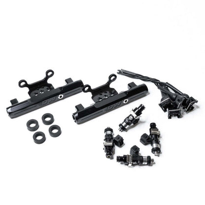 DeatschWerks 04-06 Subaru STI/LGT Side Feed to Top Feed Fuel Rail Conv Kit w/ 1500cc Injectors