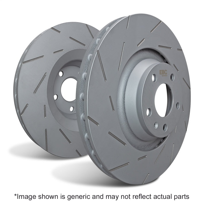 EBC 08 Porsche Cayenne 4.8 Turbo USR Slotted Front Rotors