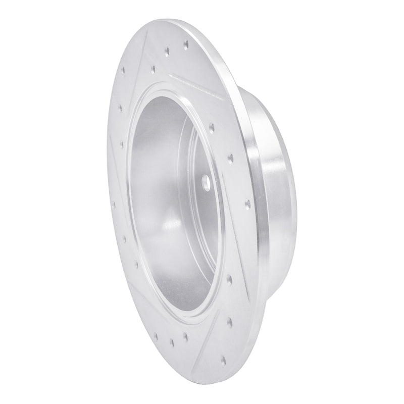 R1 Concepts R1 92-03 Lexus RX300 Rear Right Drilled & Slotted Silver Brake Rotor