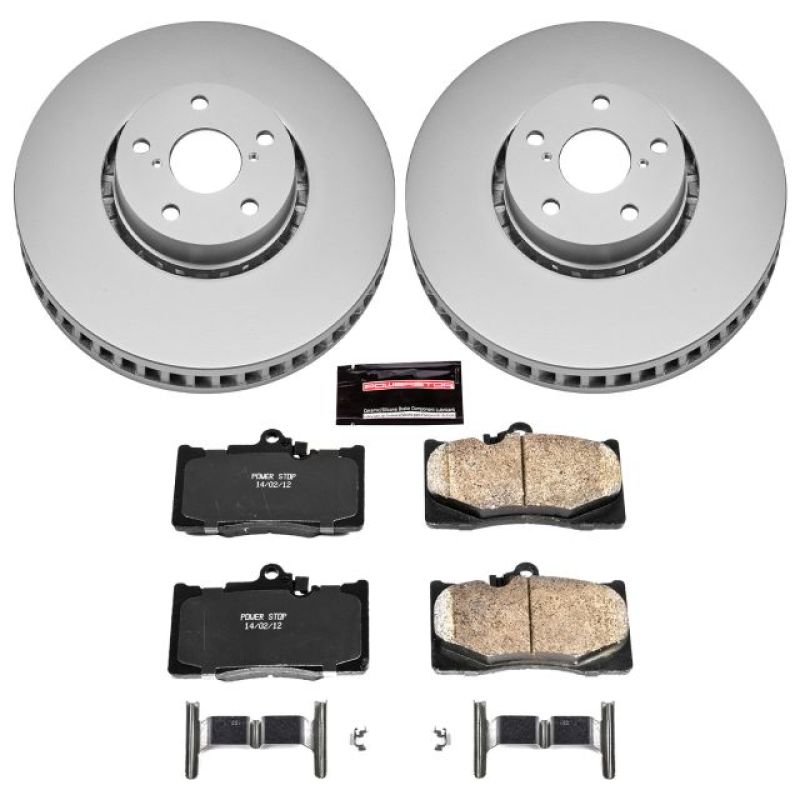 PowerStop Power Stop 07-11 Lexus GS350 Front Z17 Evolution Geomet Coated Brake Kit