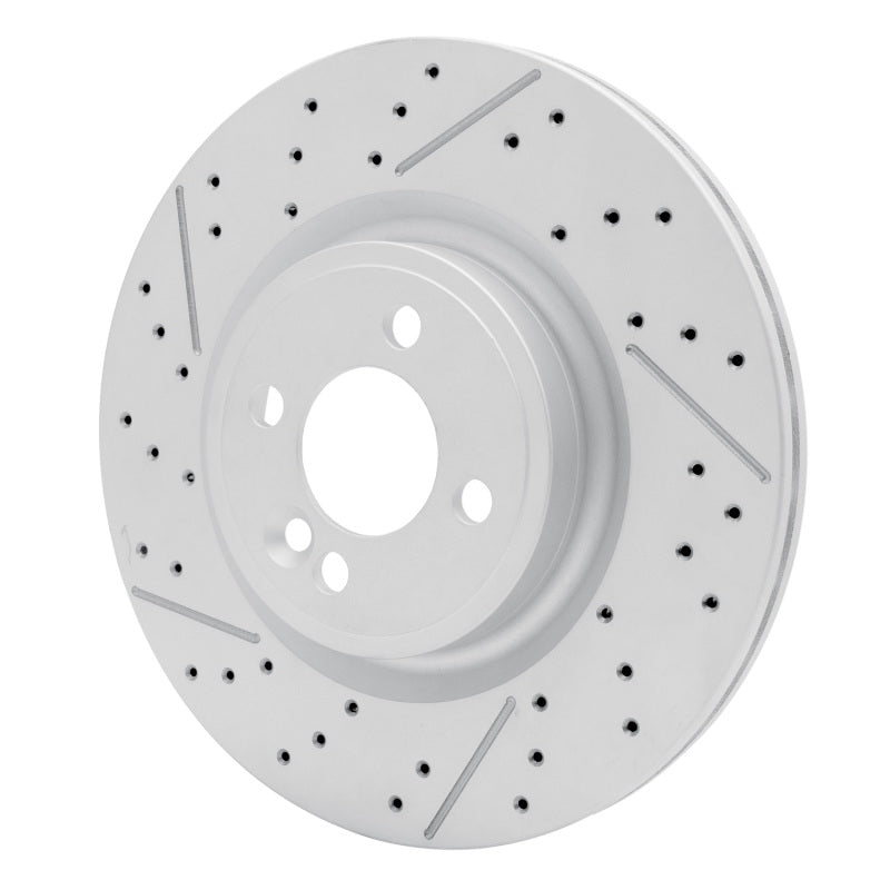 DFC 09-14 Mini Cooper Clubman Front Drilled GeoSPEC Coated Rotor and Slotted