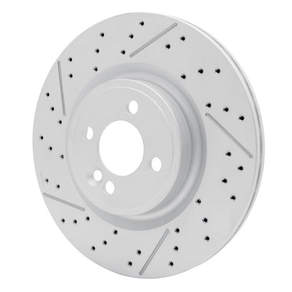 DFC 09-14 Mini Cooper Clubman Front Drilled GeoSPEC Coated Rotor and Slotted