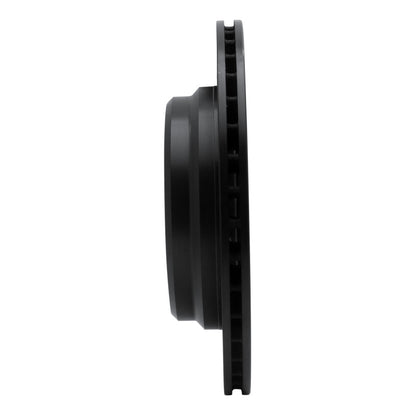 R1 Concepts R1 96-03 BMW 525I (USA/Canada) Rear Left Drilled & Slotted Black Brake Rotor