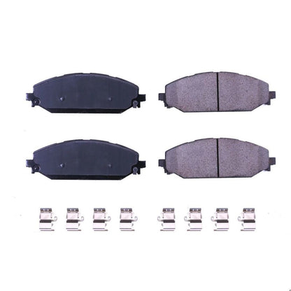 PowerStop Power Stop 2019 Ram 1500 Front Z17 Evolution Ceramic Brake Pads w/Hardware