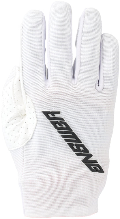 Answer Aerlite Gloves White/Black Logo Youth - XL