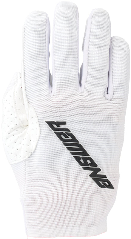 Answer Aerlite Gloves White/Black Logo Youth - Medium