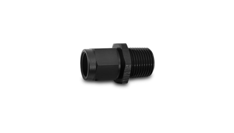 Vibrant -8AN to 3/8in NPT Female Swivel Straight Adapter Fitting