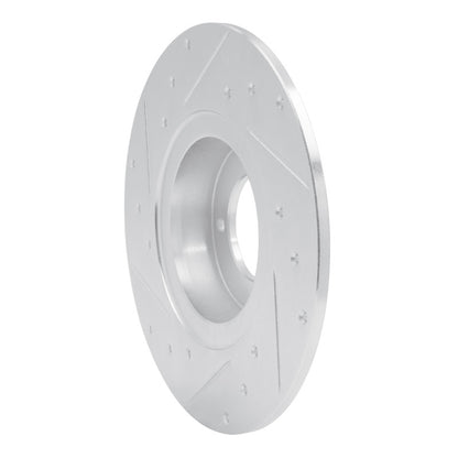 R1 Concepts R1 62-80 MG MGB Front Right Drilled & Slotted Silver Brake Rotor
