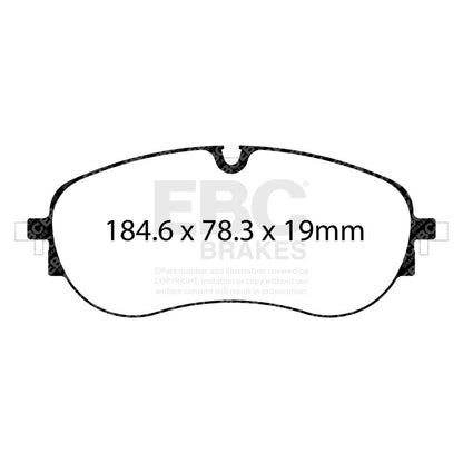 EBC 2021+ Audi Q4 e-Tron Electric Yellowstuff Front Brake Pads