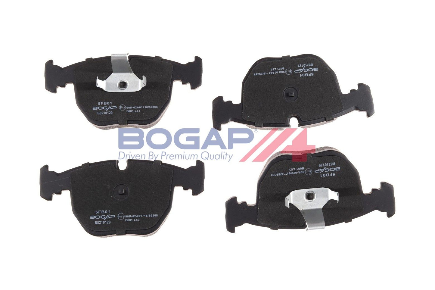 BOGAP B8210129 Brake Pad Set, Disc Brake