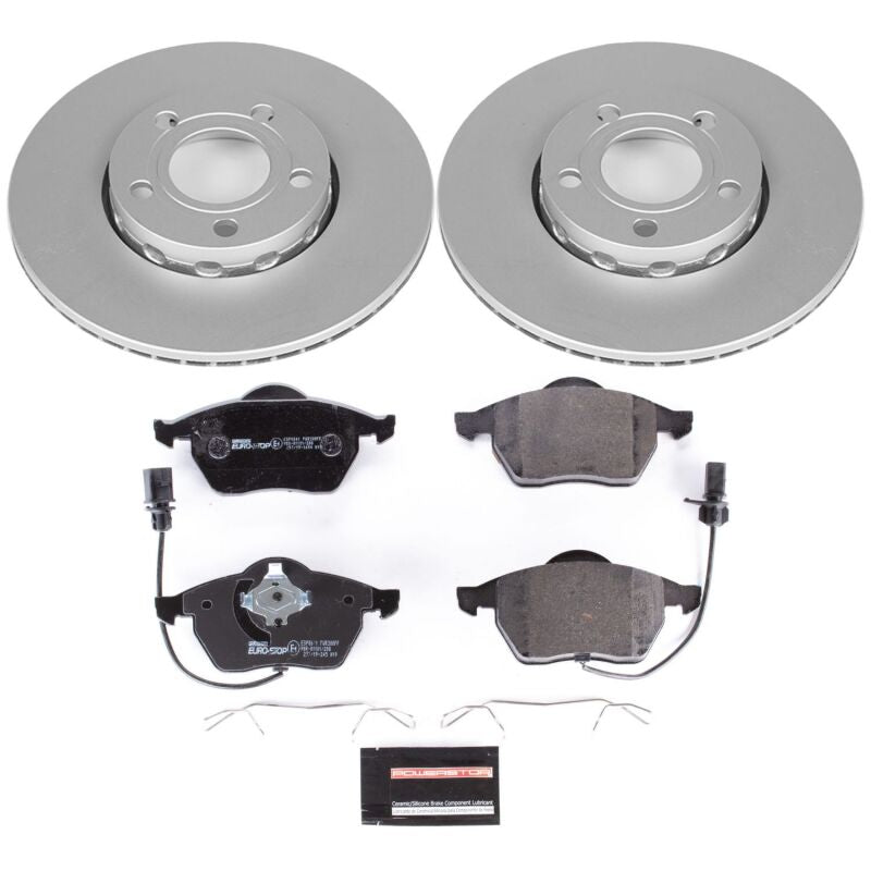 PowerStop Power Stop 99-04 Audi A4 Front Euro-Stop Brake Kit