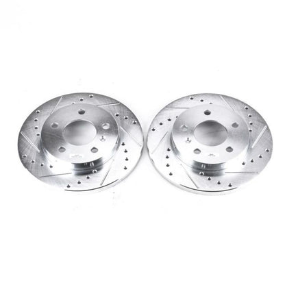 PowerStop Power Stop 05-09 Buick Allure Rear Evolution Drilled & Slotted Rotors - Pair