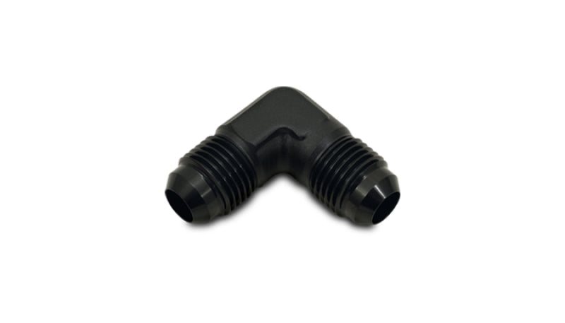 Vibrant -3AN 90deg Flare Union Fitting - Aluminum