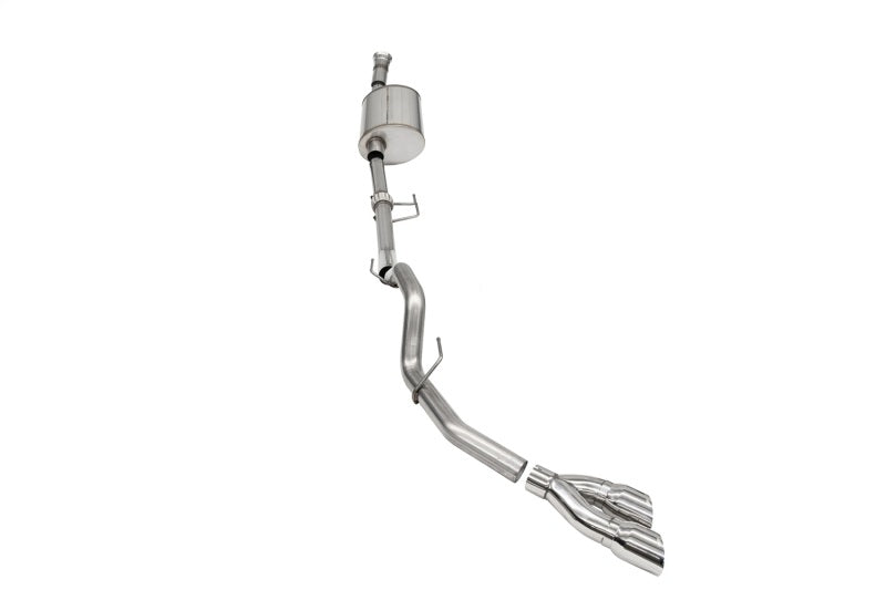 CORSA Performance Corsa 2021-2025 Ford F-150 SuperCab/6.5in Bed 3.5L V6 Sport Cat-Back Single Side Exit-Polished