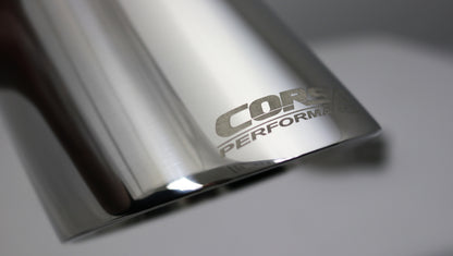 CORSA Performance Corsa Single Universal 3.0in Inlet / 4in Outlet Polished Pro-Series Tip Kit