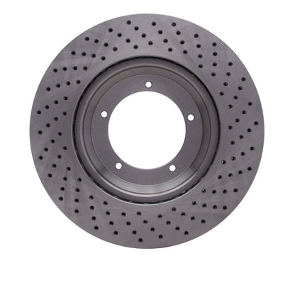 DFC 82-89 Porsche 911 Left Front Drilled Brake Rotor