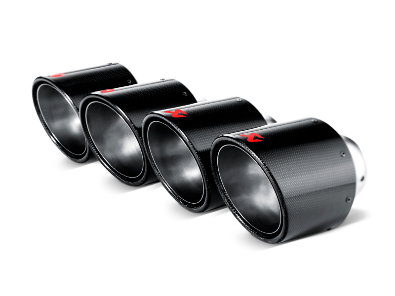 Akrapovic Akrapovic 06-13 Chevrolet Corvette ZO6/ZR1 (C6) Tail Pipe Set (Carbon 115 mm)
