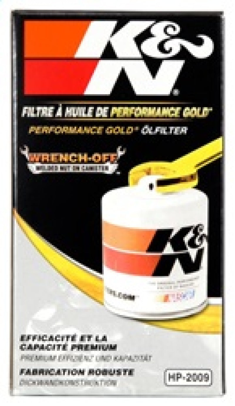 K&N Engineering K&N 03-05 Neon SRT-4 / Lotus Elise Performance Gold Oil Filter