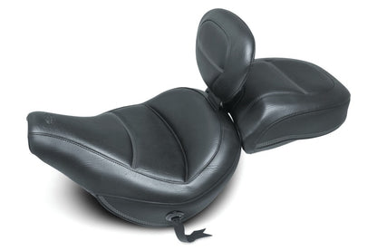 Mustang Motorcycle Mustang 18-21 Harley Heritage Classic Standard Deluxe Touring Recessed Passenger Seat - Black