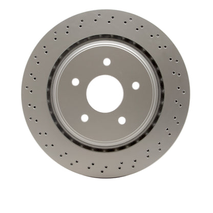 DFC 06-13 Cadillac XLR Rear Drilled GeoSPEC Coated Rotor