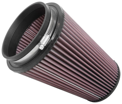 K&N Engineering K&N Universal Clamp-On Air Filter 5in FLG / 6-1/2in B / 4-3/8in T / 8-3/4in H