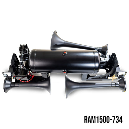 Kleinn Air Horns Kleinn 09-18 Dodge Ram 1500 Onboard Air System w/ Model 730 Horns