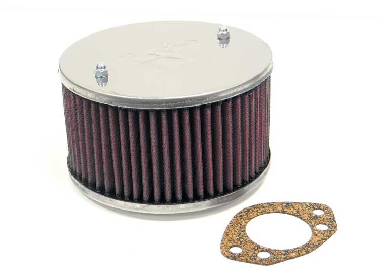 K&N Engineering K&N Universal Custom Air Filter - Round 1.625in Flange / 1.625in ID / 2.75in Overall Height
