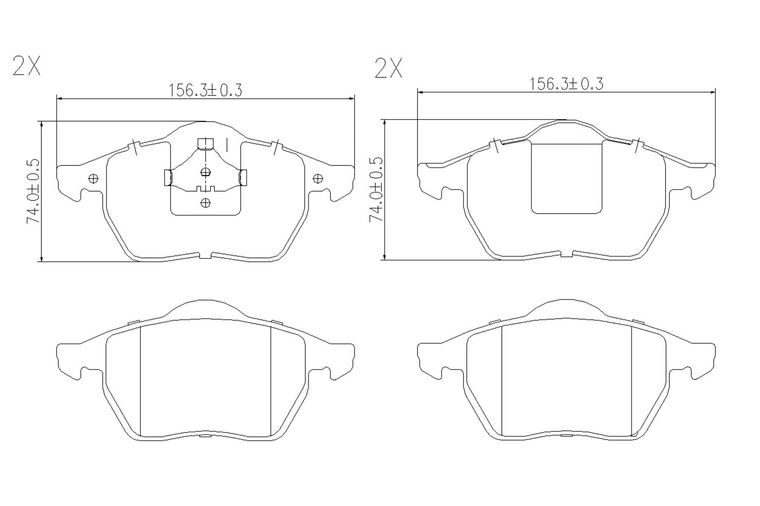BOGAP A8210157 Brake Pad Set, Disc Brake