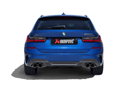 Akrapovic Akrapovic 20-22 BMW M340i (G20, G21) Slip-On Line (Titanium) (Requires BMW Part #18308686640)