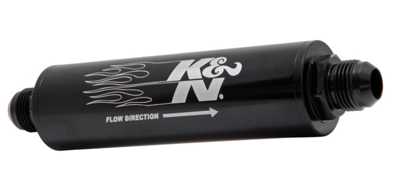 K&N Engineering K&N 2in OD x 9in L 10AN 25 Micron In-Line Fuel/Oil Filter