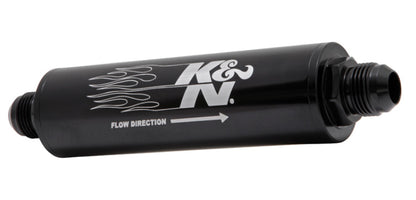 K&N Engineering K&N 2in OD x 9in L 10AN 25 Micron In-Line Fuel/Oil Filter