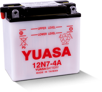 Yuasa Battery Yuasa 12N7-4A Conventional 12-Volt Battery