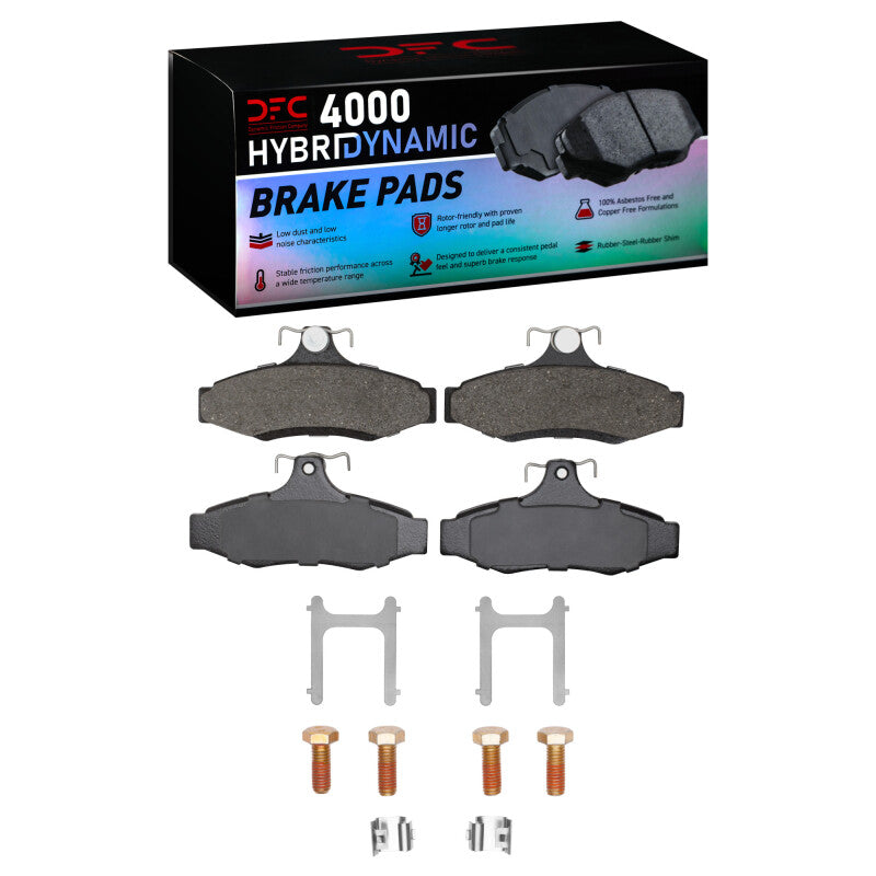 DFC 97-04 Daewoo Nubira Rear 4000 HybriDynamic Brake Pads and Hardware Kit