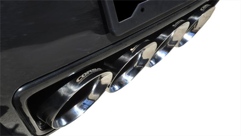 CORSA Performance Corsa 2014-2019 Corvette C7 Coupe 6.2L V8 AT/MT 2.75in Valve-Back Dual Rear Exit Polished Sport Exht
