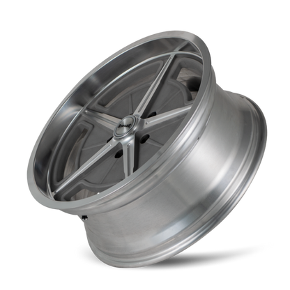 Ridler Wheels Ridler 605 18x9.5 / 5x120.65 BP / 0mm Offset / 83.82mm Hub Matte As-Cast Machined Wheel