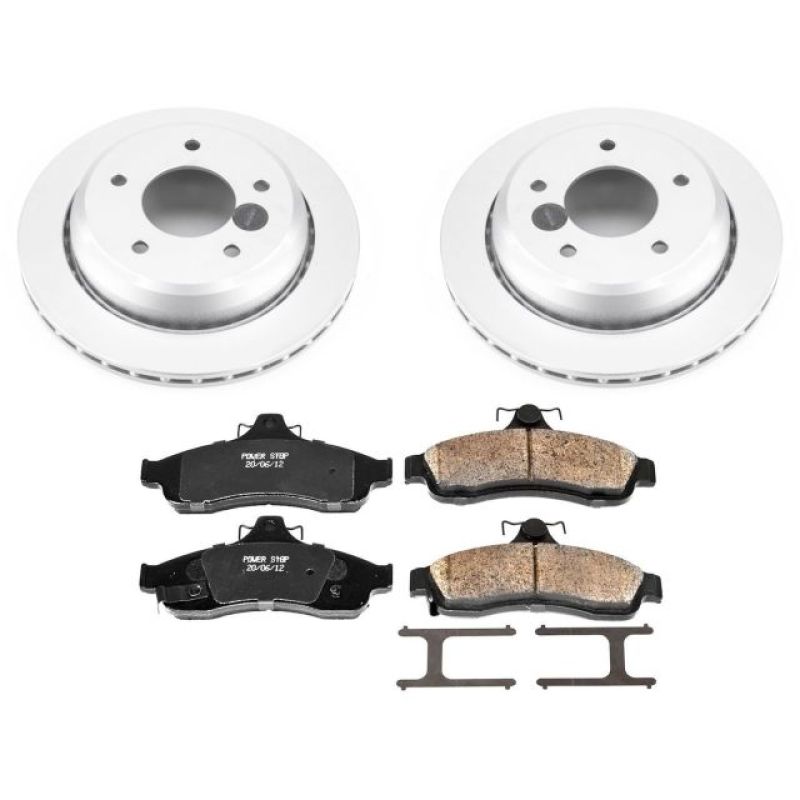 PowerStop Power Stop 94-96 Chevrolet Caprice Rear Z17 Evolution Geomet Coated Brake Kit