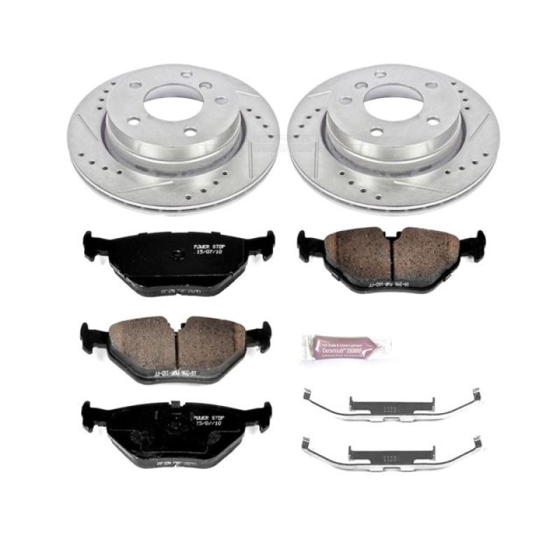 PowerStop Power Stop 98-99 BMW 323i Rear Z23 Evolution Sport Brake Kit