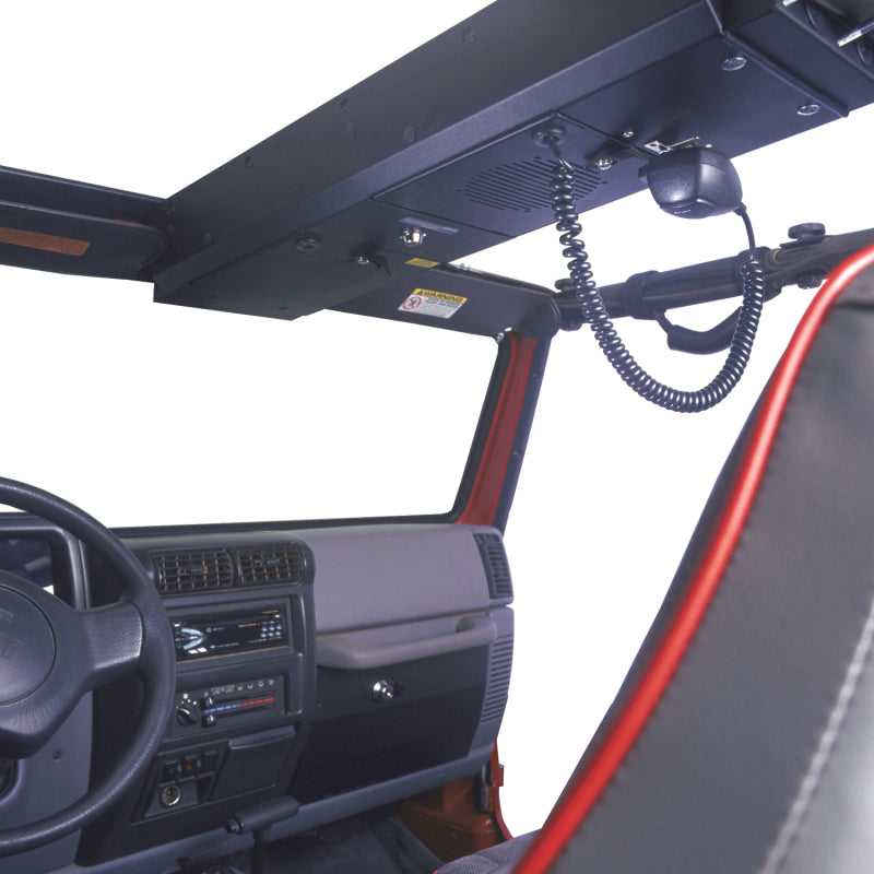 Tuffy Products Tuffy Overhead Security Console Black