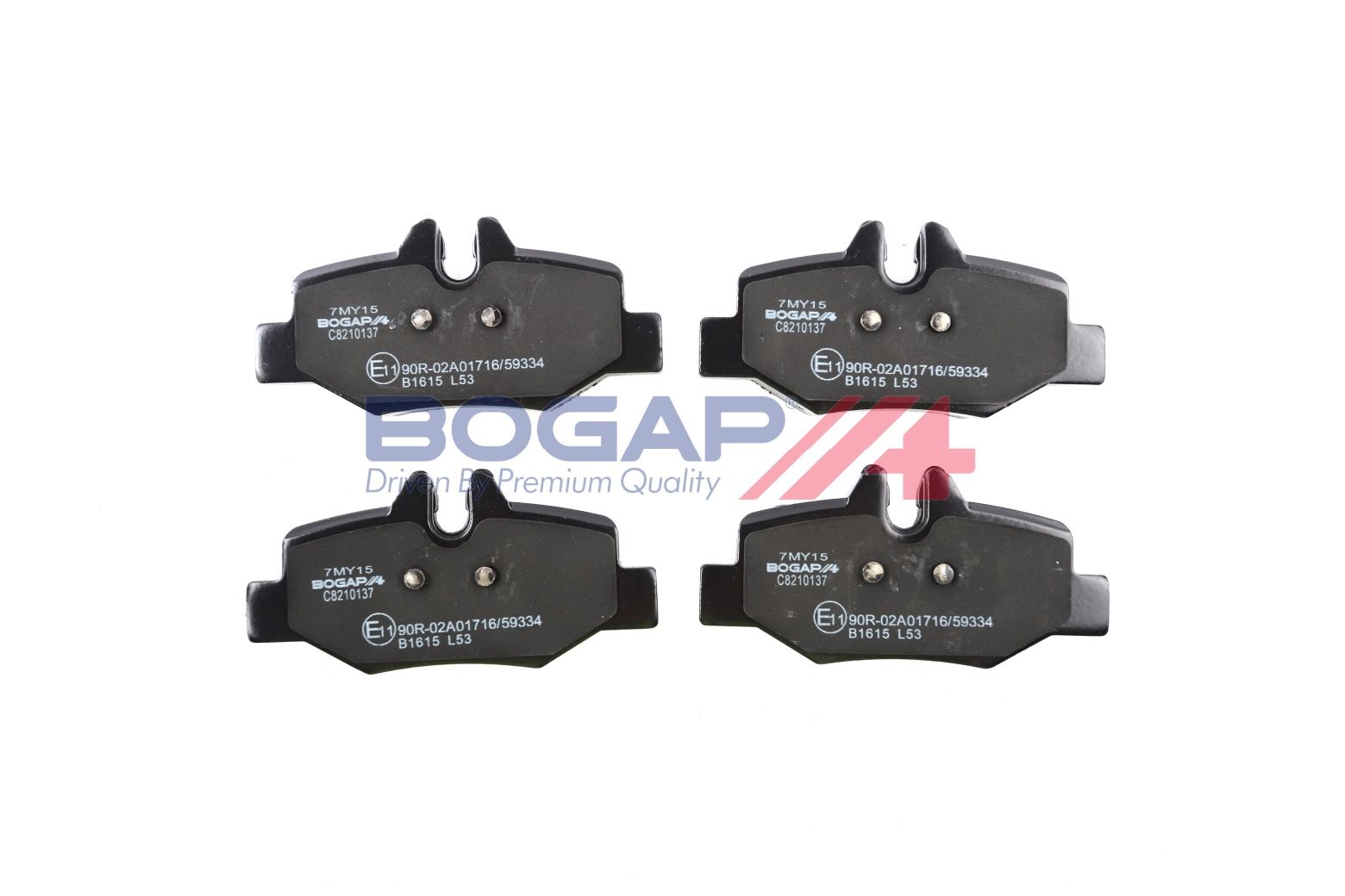 BOGAP C8210137 Brake Pad Set, Disc Brake