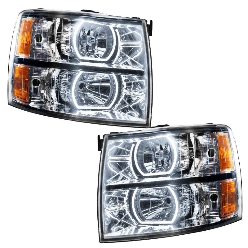 ORACLE Lighting Oracle 07-13 Chevrolet Silverado SMD HL - Square Style - ColorSHIFT w/o Controller
