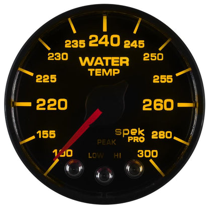 Autometer Spek-Pro - Nascar 2-1/16in Water Temp 100- 300F Bfb Ecu