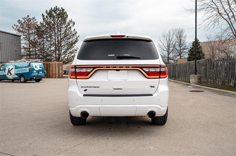 CORSA Performance Corsa 2011-2025 Dodge Durango Xtreme 2.5in Cat-Back Dual Rear Exit w/ Single 4.5in Black PVD Tips