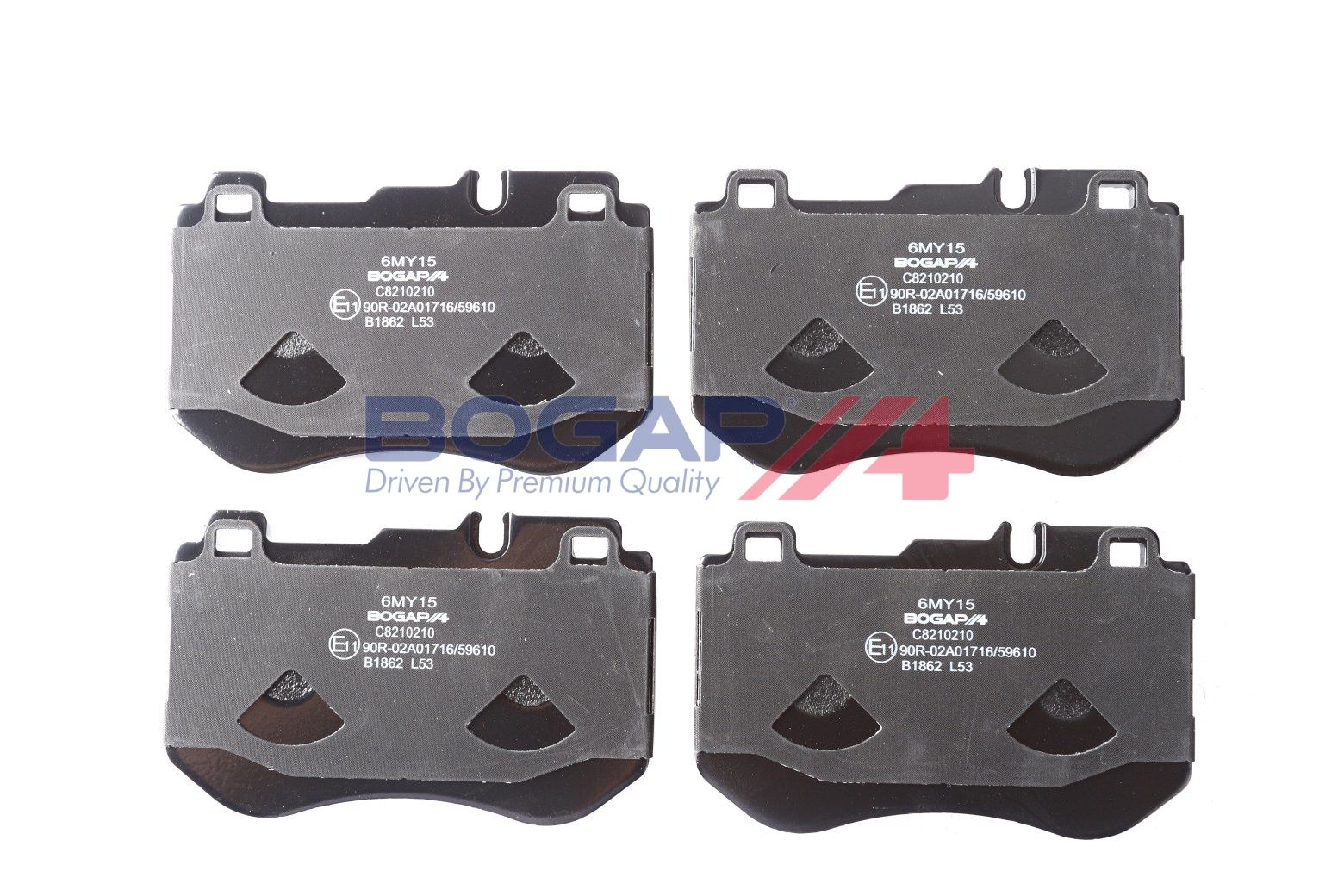 BOGAP C8210210 Brake Pad Set, Disc Brake
