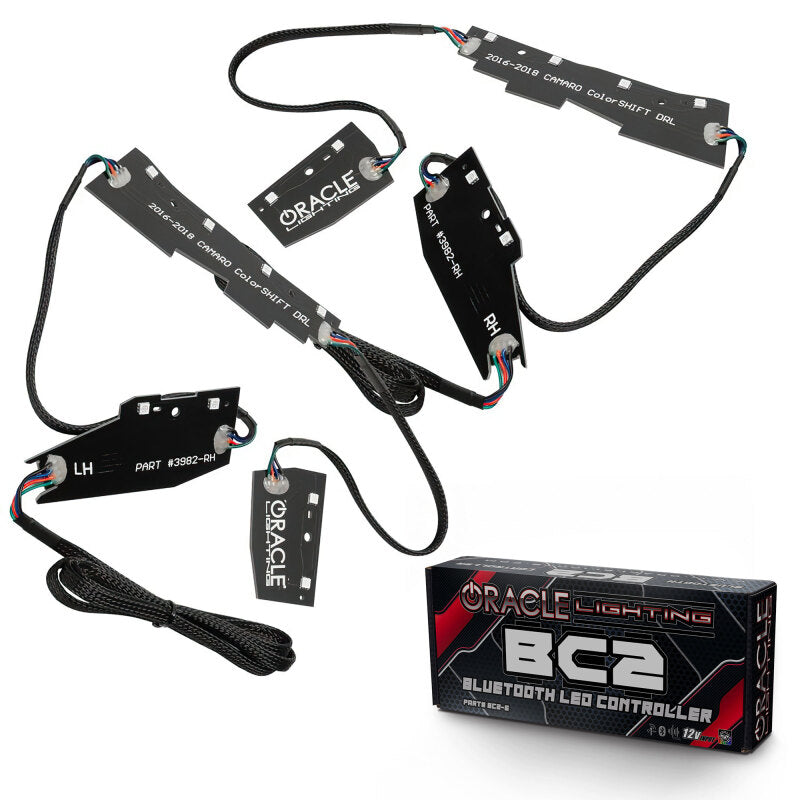 ORACLE Lighting Oracle 16-18 Chevy Camaro RGB+W Headlight DRL Upgrade Kit - ColorSHIFT w/ BC1 Controller